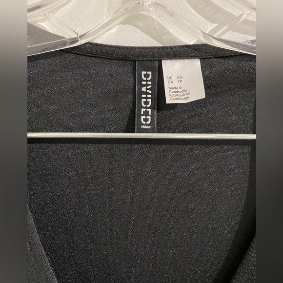 🔮 DIVIDED H&M 🔮 black mini dress - Picture 5 of 7